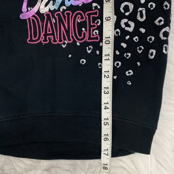 Jumping Beans girls sparkle cheetah print DANCE sweater size 5 - Picture 5 of 7